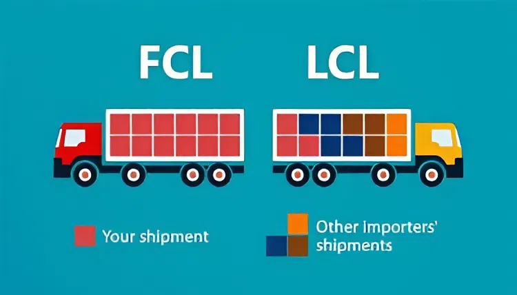 Phân biệt hình thức vận chuyển FCL và LCL trong logistics đường biển