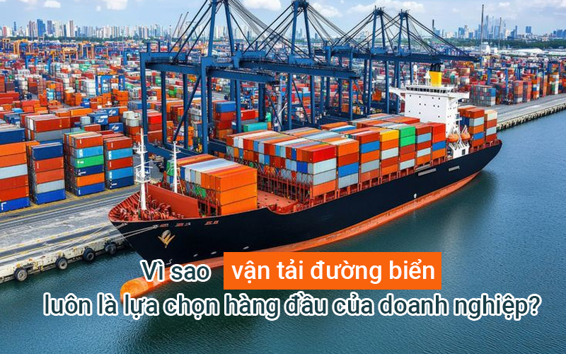 Vì sao doanh nghiệp ưa chuộng vận chuyển hàng hóa bằng đường biển quốc tế
